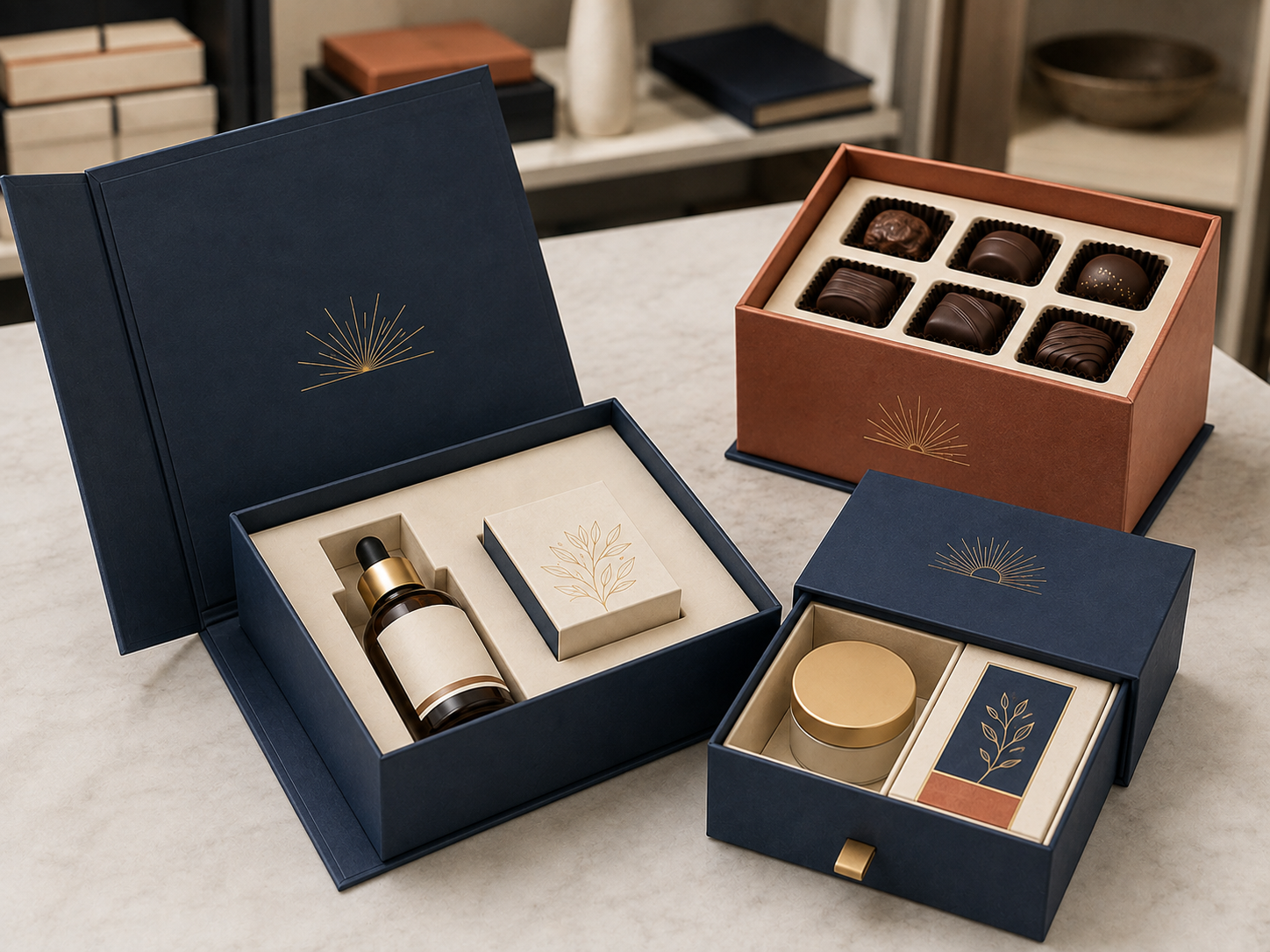Custom Rigid Boxes custom packaging